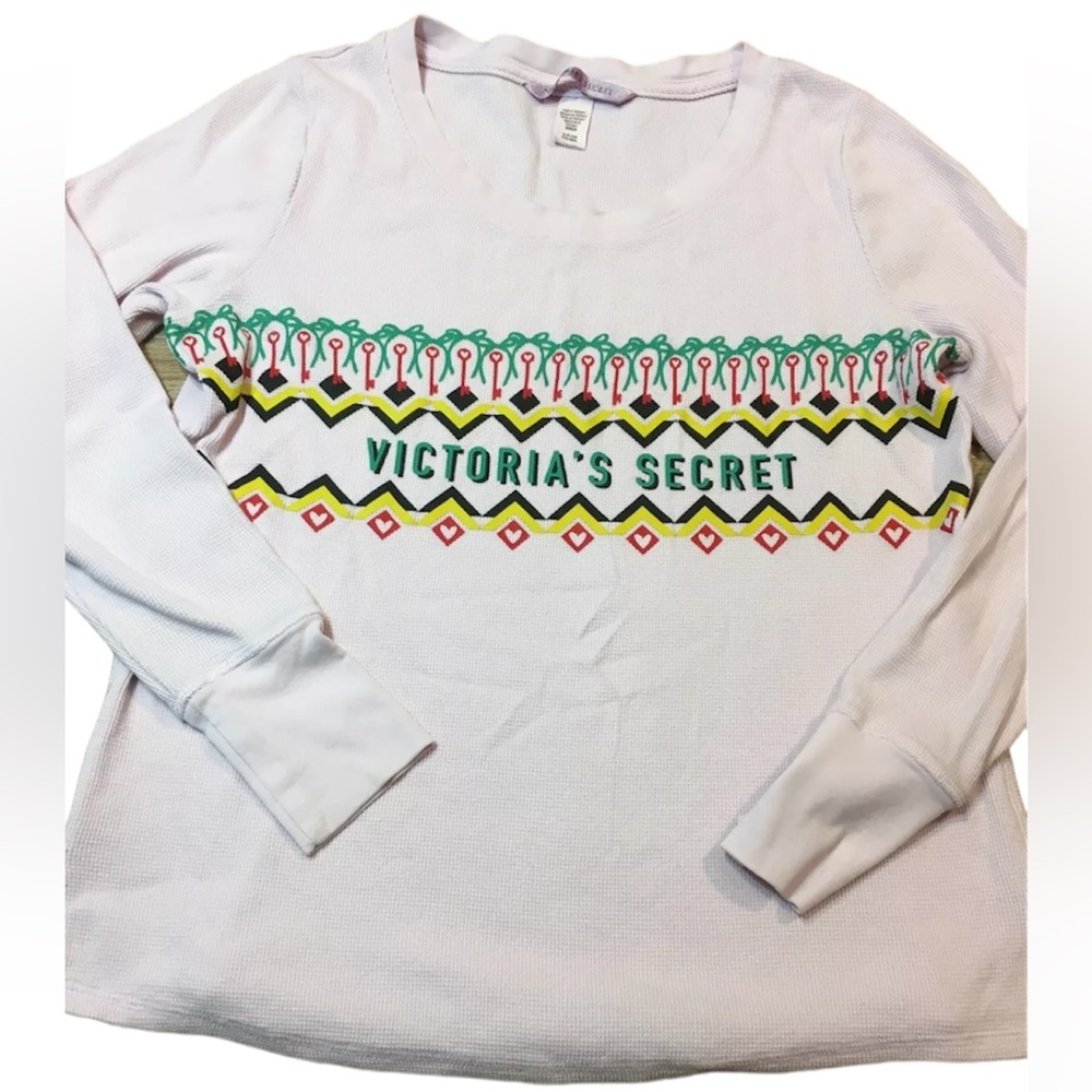 💖Victoria’s Secret waffle knit thermal top